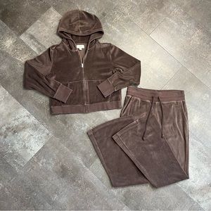 Aerie Velour Tracksuit Matching Set